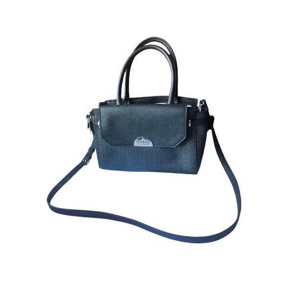 Guess Handbags - Guess Black Handbag with Logo Cross Body Detachable Strap and Tag